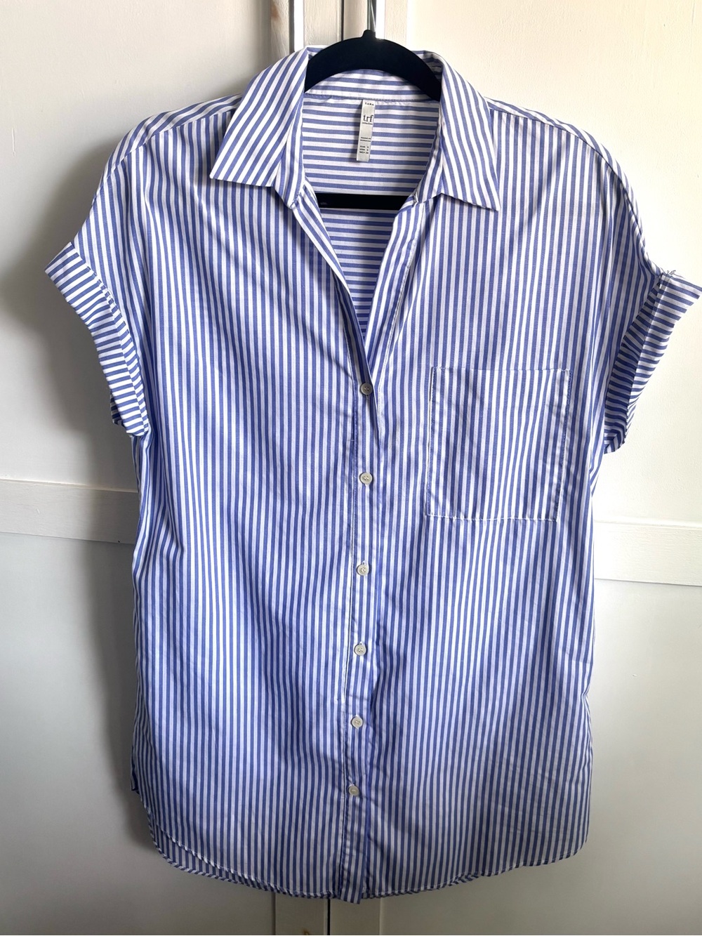 Zara TRF Striped Shirt Dress